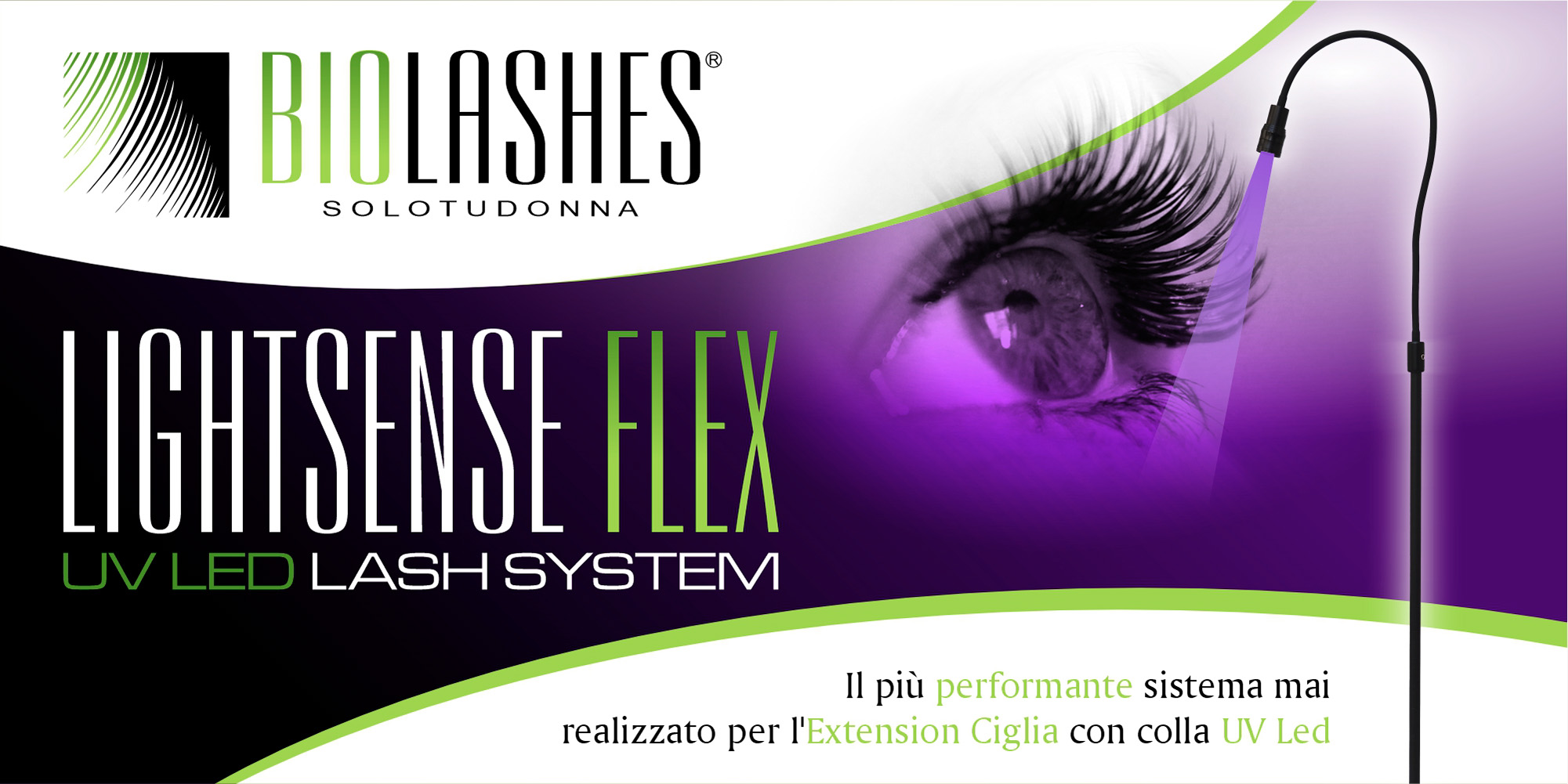 Kit per Extension Ciglia con UV LED System BIOLASHES 100% VEGANO